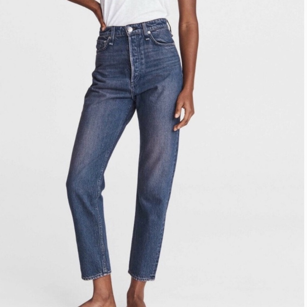 rag & bone Ryan Super High Rise Jeans in color Jasmine Size 29